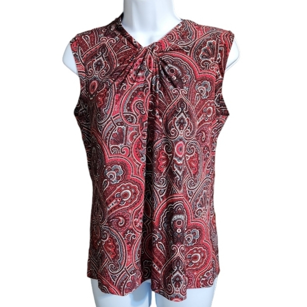 Tommy Hilfiger Paisley Sleeveless Top